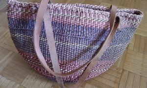 Jute Kenyan tote woven bag